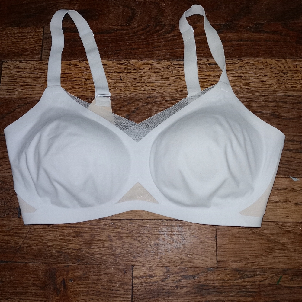 White Wireless Comfort Bra Honeylove